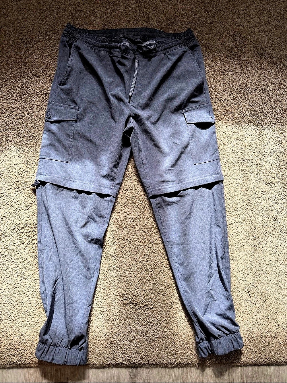 Suko Jeans Gray Convertible Cargo Pants